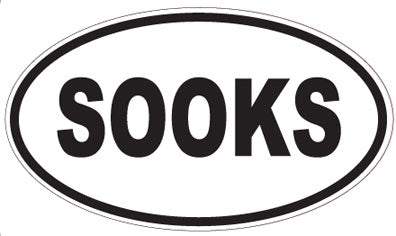 SOOKS - Oval Magnet