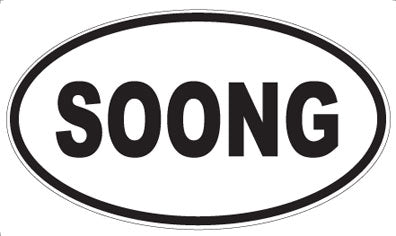 SOONG - Oval Magnet