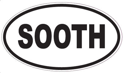 SOOTH - Oval Sticker