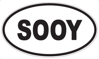 SOOY - Oval Magnet