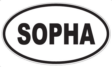 SOPHA - Oval Magnet