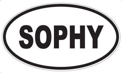 SOPHY - Oval Magnet