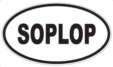 SOPLOP - Oval Magnet