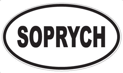 SOPRYCH - Oval Magnet