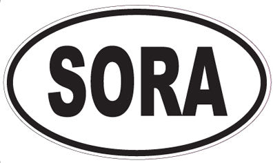 SORA - Oval Sticker