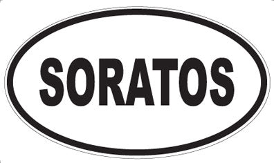 SORATOS - Oval Sticker