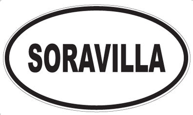SORAVILLA - Oval Magnet