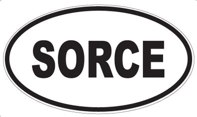 SORCE - Oval Magnet