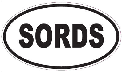 SORDS - Oval Sticker