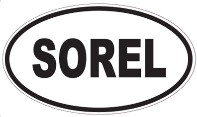 SOREL - Oval Sticker