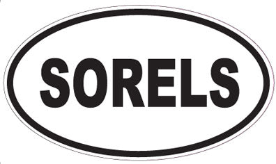 SORELS - Oval Sticker