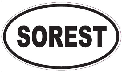 SOREST - Oval Sticker