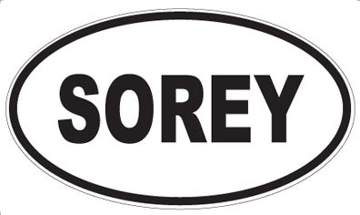 SOREY - Oval Magnet