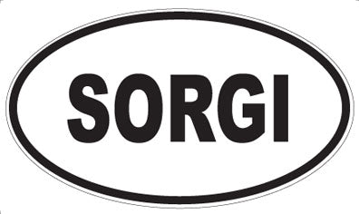 SORGI - Oval Magnet