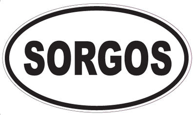 SORGOS - Oval Sticker