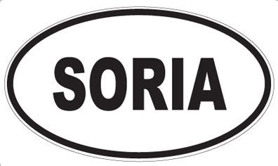 SORIA - Oval Magnet