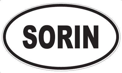 SORIN - Oval Sticker
