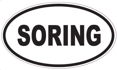 SORING - Oval Sticker