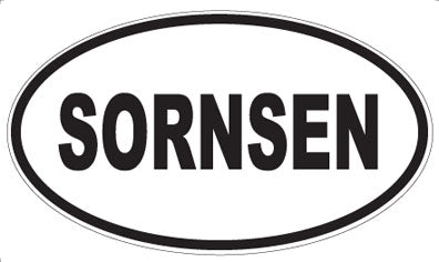 SORNSEN - Oval Magnet
