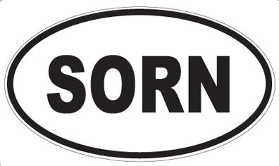 SORN - Oval Magnet