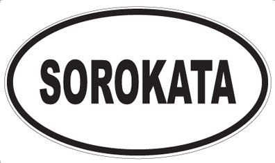 SOROKATA - Oval Sticker