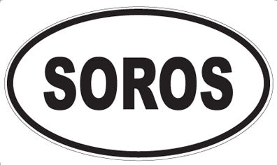SOROS - Oval Sticker