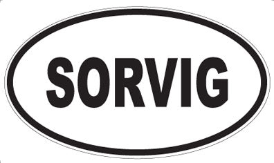 SORVIG - Oval Magnet