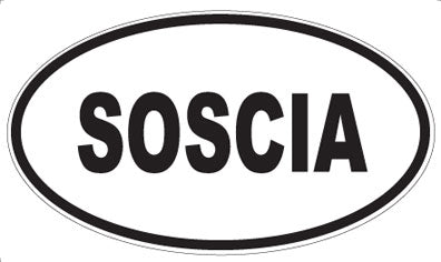 SOSCIA - Oval Magnet