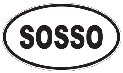 SOSSO - Oval Magnet