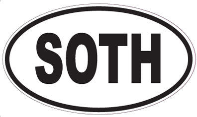 SOTH - Oval Sticker