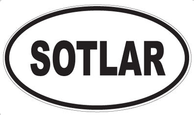 SOTLAR - Oval Magnet