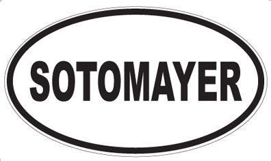 SOTOMAYER - Oval Magnet