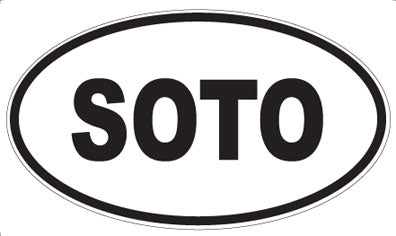 SOTO - Oval Magnet