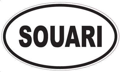 SOUARI - Oval Sticker