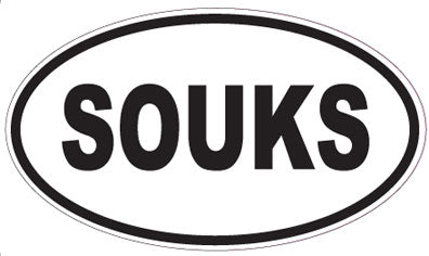 SOUKS - Oval Sticker