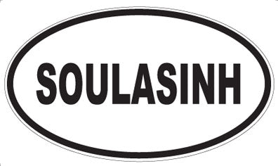 SOULASINH - Oval Sticker