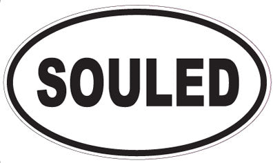 SOULED - Oval Sticker