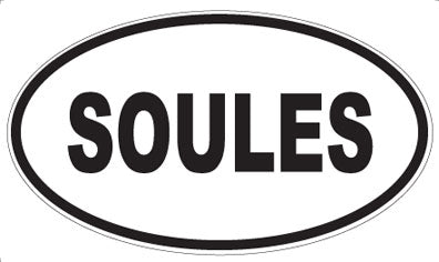 SOULES - Oval Sticker