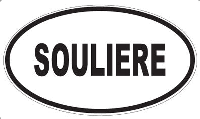 SOULIERE - Oval Sticker