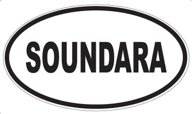 SOUNDARA - Oval Magnet
