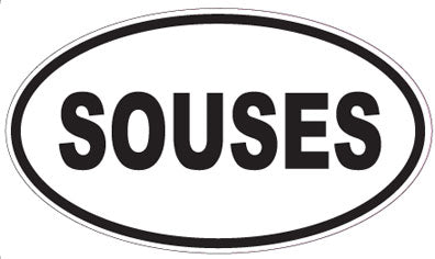 SOUSES - Oval Sticker