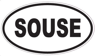 SOUSE - Oval Magnet