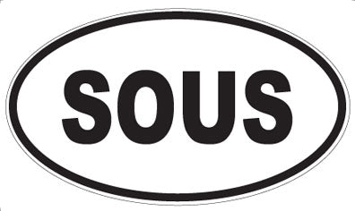 SOUS - Oval Magnet