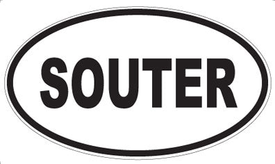 SOUTER - Oval Magnet