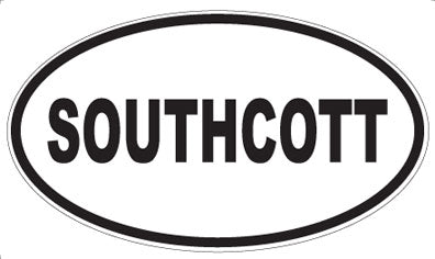 SOUTHCOTT - Oval Sticker
