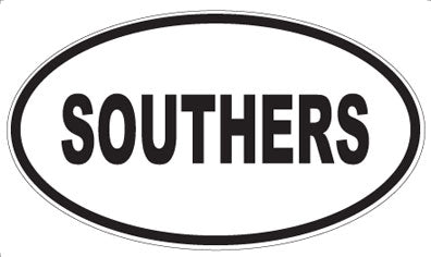 SOUTHERS - Oval Sticker
