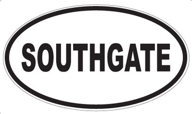 SOUTHGATE - Oval Magnet