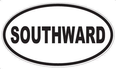SOUTHWARD - Oval Magnet