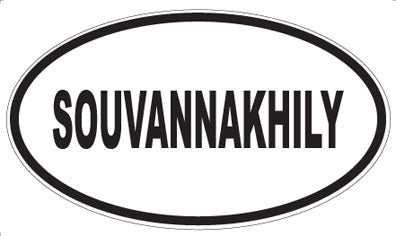 SOUVANNAKHILY - Oval Magnet