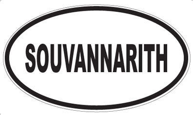 SOUVANNARITH - Oval Sticker